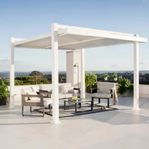 NATERIAL Pergola aluminiowa Persea w kolorze antracytowym 320x360 cm