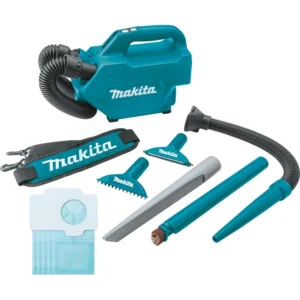 Makita DCL184Z – akumulatorowy odkurzacz samochodowy 18V LXT | 0,5 l | bez akumulatora i ładowarki