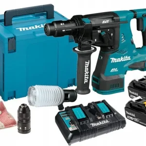 Makita DHR283T2JU- Akum. młotowiertarka LXT 2x 18V AWS