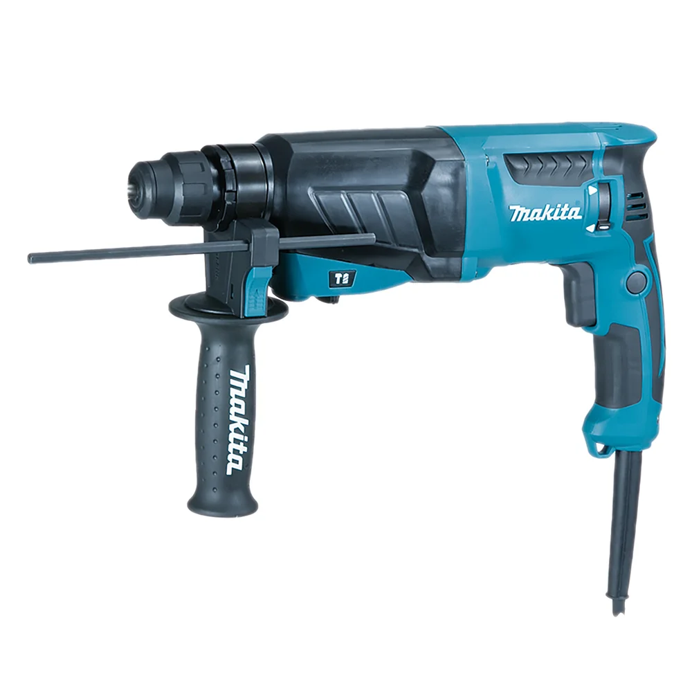 Makita HR2630 - Młotowiertarka SDS-PLUS z opcją kucia (+ szpic SDS-PLUS 250 mm) – Image 2