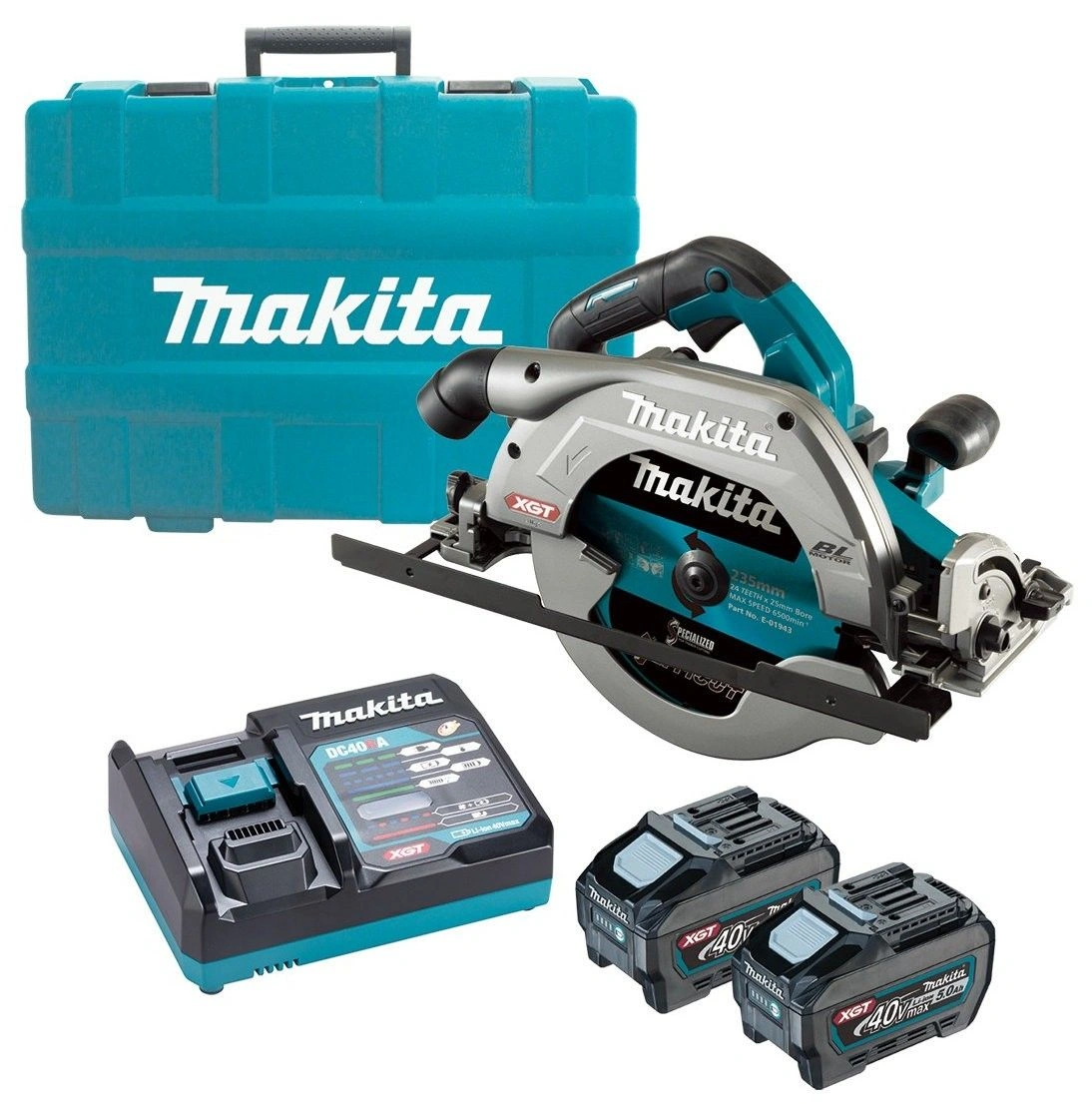 Makita HS009GT201 – akumulatorowa pilarka tarczowa XGT 40V max